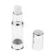 Transparent PET Airless Cosmetic Bottles With Pump Multi Color Optional