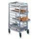                  Rk Bakeware China- Stainless Steel Flatpack Tilting Display Rack/ Trolley             