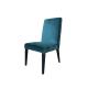 Modern wholesale price  wood blue fabric upholstery dining chairs, desk chair,side chair for dining rooms