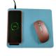 Pu Leather Mobile Phone Wireless Charging Mouse Pad Super Thin Folding