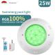 IP68 25W RGB Remote Surface Mounted underwater Swimming Pool LED Lights bulb