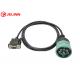 Deutsch Type 2 Round J1939 9 Pin to RS232 D-sub DB9 Cable