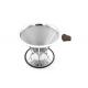 Sustatinable 125mm Stainless Steel Coffee Filter Cone Fine Mesh Coffee Strainer