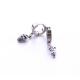 Wholesale cool earrings stainless steel body piercing jewelry skull huggie earrings
