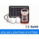 mini solar panel lighting kits for camping, mini solar home  system , solar light for camping solar bule.yellow