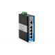 5 Port Industrial Ethernet Switch 12VDC~48VDC Input Voltage IP 40 Protection