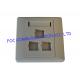 Indoor 86 Type Fiber Optic Termination Box Outlet For FTTH