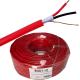 2 Cores Shielded Bare Copper Stranded FPL FPLR PVC Jacket Fire Alarm Cable ExactCables