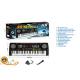 49 Keys Electric Keyboard Dual Power Kids Toy Piano W / Mic Powered By AA Batteries