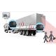 Wireless Truck trailer rear view back up parking monitor systems 100 meters transfer range
