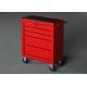 5 Drawers Color Customizable Steel Rolling Tool Cabinet On Wheels