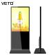 VETO 43 Inch LCD Floor Standing Android Video LCD Advertising Player Indoor Totem