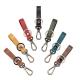 Cute Car Split Leather Metal Keychain For Promotion Gift Wedding Travel