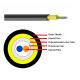 Complex Hybrid Dual Mode Fiber Optic Cable  Micro ADSS 3.8 mm