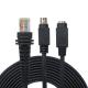 Black Compatible Scanner Data Cable Straight For 1902ghd 1902gsr