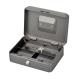 Three Cell Metal Cash Box With Lock Coin Storage Money Safe Wear Resistance