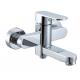 Wall Mounted 1 Handle Ceramic Cartridge Shower Mixer Taps For Bath