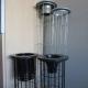 Black Round Shape Filter Bag Cage , philis Dust Collector Filter Cage