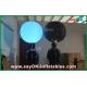 Durable Tripod Ball Inflatable Lighting Decoration , Printing Led Inflatable Advertising Balloon