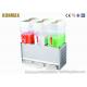 Triple Tank Commercial Automatic Beverage Dispenser Fruit Juice Dispensers 18 Liter