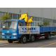Durable XCMG Transportation Truck Mounted Crane With 6300kg Max Lifting Capacity