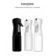 200ml Plastic Fine Mist Sprayer Bottle Water Continuous Spray Bottle For Hair Styling