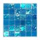 Iridescent Mosaic Glass Pool Blue Swimming Pool Glass Mosaic Tile with Acid-Resistant