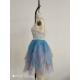 Children Ballet Dancewear Blue And White Color Stock Supply Type