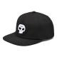 Flat Visor Six-Panel Snapback Cap 6 Eyelets for Ventilation 6 Eyelets