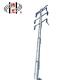 Electric Steel Pole Class B 20m Height For Industrial