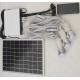 portable solar lighting system mini solar energy home system with 3W LED blubs black color lithium battery