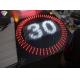 IP65 Digital Speed Limit Signs , Electronic Speed Warning Signs Pitch 31.25mm
