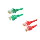 Speed Ethernet Patch Cords UL Certified Cat6a Bare Copper 24AWG*2*4P 7/0.20mm 100% Tested