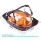 Disposable Pp Microwave Rotisserie Chicken Take Out Container Food Box With Handle Plastic Roaster Chicken Container