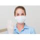 Sanitary 3 Ply Surgical Face Mask Non Woven Fabric High Filtration Skin Friendly