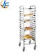 RK Bakeware China Foodservice NSF Roll In Stainless Steel Flatpack Baking Tray Trolley Bun Pan Rack