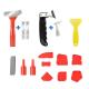 16pcs Professional Sealant Machining Set Including Joint Knife, Joint Smoother, Replacement Blades and Guide