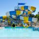 Amusement Park Swimming Pool Water Play Equipment Fiberglass Spiral Slide Parts Big Water Slides