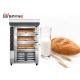 Digital Tube Heating SS Touch Screen Baking Oven 3 Deck 6 Trays