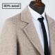 Jackets Custom Luxury Trench Coats Worsted Wool Overcoat Men Warm Winter Long Men Cashmere Coat