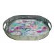 Recycled 410x390x55Hmm Oval Portable Iron Tray ISO9001