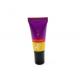 Customized Color Plastic Cosmetic Tubes Round Shape With Applicator Roll Ball