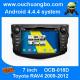 Ouchuangbo android 4.4 Toyota RAV4 2009-2012 autoradio dvd gps S160 USB SD 1024*600 swc