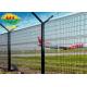 All Ral Color Pvc Coated Clear View 358 Weld Mesh Fencing 10GA For Airport