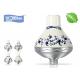 ABS Plating UV SPA Shower Water Filter Chlorine Removing With Mineral Stone