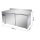 SS304 180W Commercial Worktop Refrigerator Equipment With Adjustable Feet