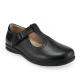Velcro Design TPR Bottom Children'S Leather School Shoes Anti Slippery Lightweight