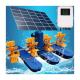 0.75KW Solar Floating Pond Oxygenator Aerator Paddle Wheel For Fish Pond