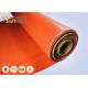 0.8mm Red Silica Cloth Coated With Silicone For Fire Protective Barrier E 180