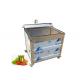 Customized 60Hz Vegetable Fruit Washing Machine 300kg/h SUS 304